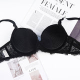 The Lace Butterfly | Women's Lace Underwire Push - Up Bra - Negative Apparel