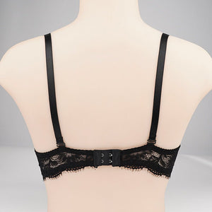 The Lace Butterfly | Women's Lace Underwire Push - Up Bra - Negative Apparel