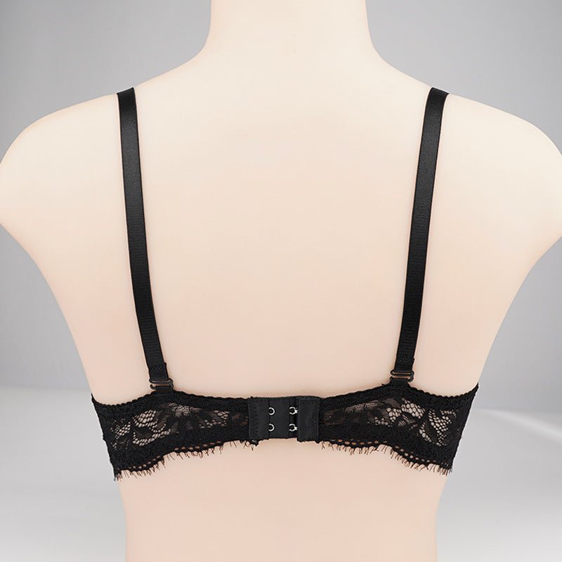 The Lace Butterfly | Women's Lace Underwire Push - Up Bra - Negative Apparel