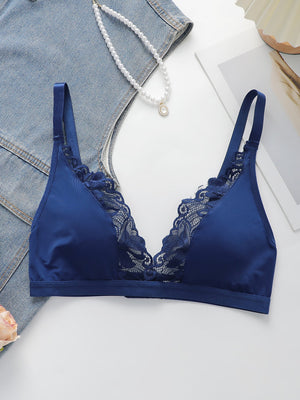 The Lace Comfort | Wireless Lace Push - Up Bra - Negative Apparel