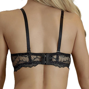 The Lace Elegance | Women's Lace Underwire Push - Up Bra - Negative Apparel
