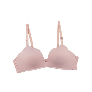 The Pink Blossom | Women's Wireless Lace Push - Up Bra - Negative Apparel