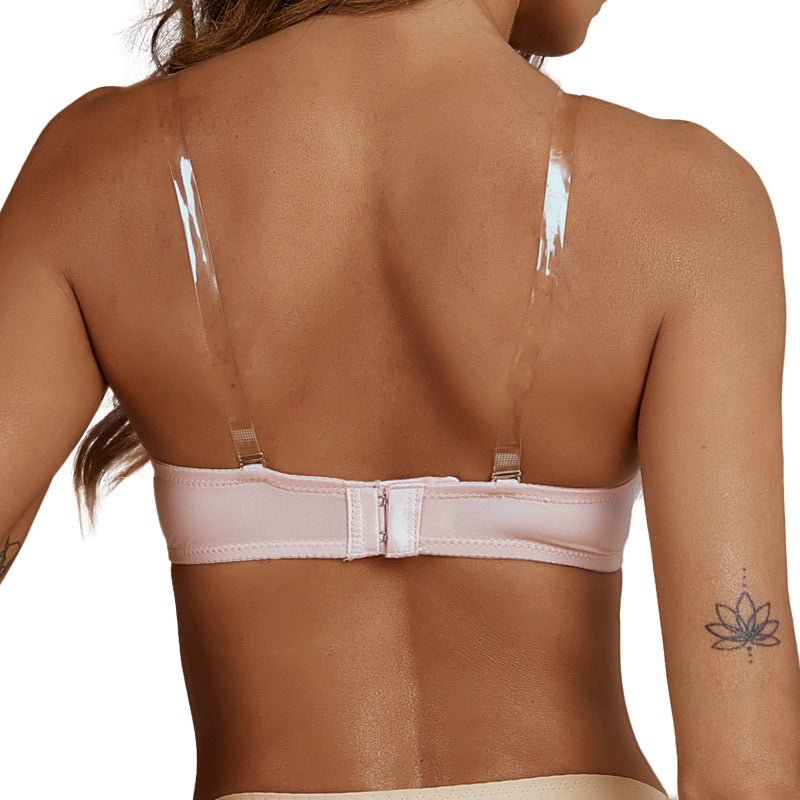 The Pink Blossom | Women's Wireless Lace Push - Up Bra - Negative Apparel