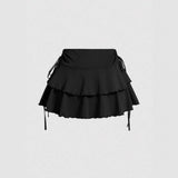 The Pleated Commuter | Women's High - Waist Pleated Half Skirt – Summer 2025 - Negative Apparel