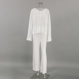 The Pure Comfort Set | Women's Knit Long - Sleeve Pajama Set - Negative Apparel