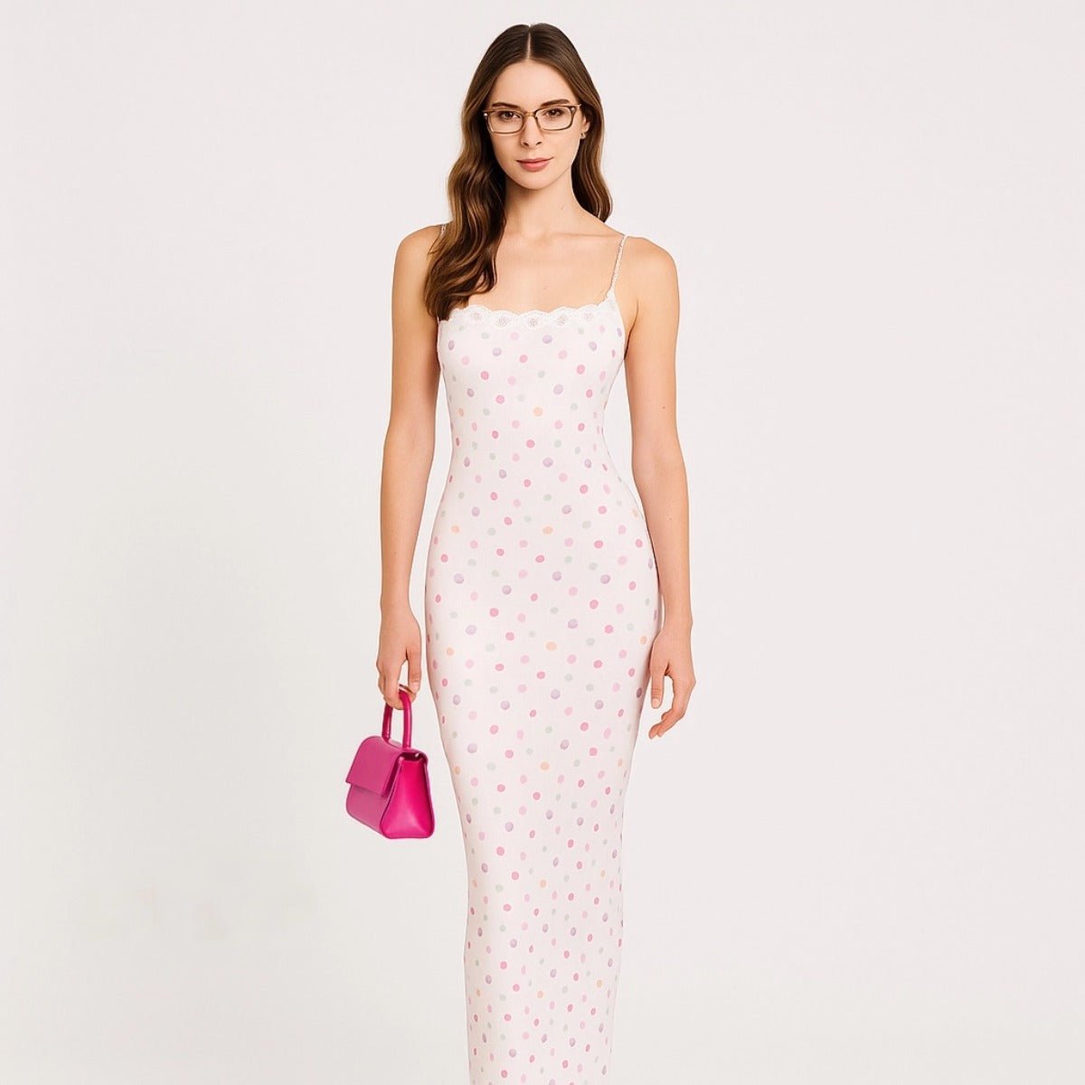 The Sculpt Longline Slip | Heart Print Body - Contouring Maxi - Negative Apparel