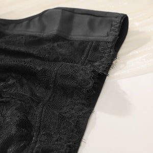 The Sheer Temptation | Plus Size Ultra - Thin Lace Wireless Bra - Negative Apparel