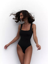 The Siren Edge | Women's Off - Shoulder Long - Sleeve Bodycon Jumpsuit - Negative Apparel