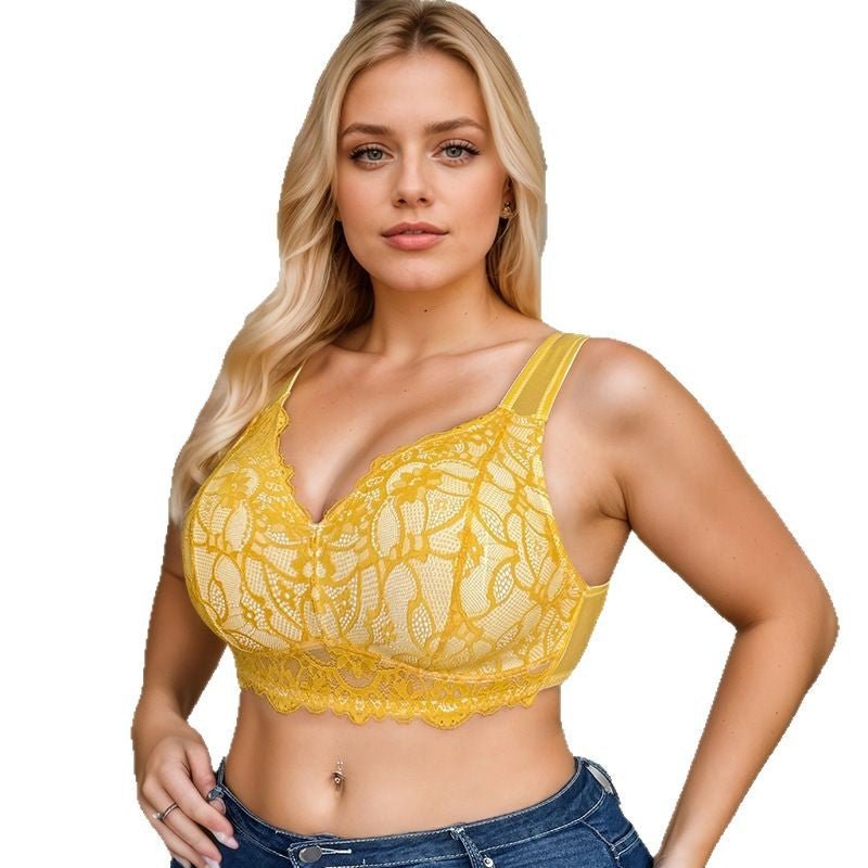 The Sunny Breeze | Plus Size Ultra - Thin Full Cup Wireless Bra - Negative Apparel