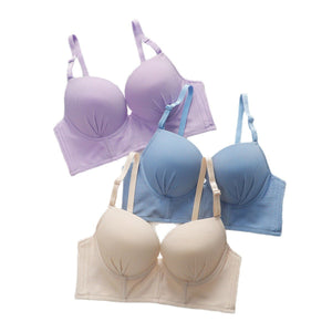 The Violet Whisper | Women's Lace Underwire Push - Up Bra - Negative Apparel