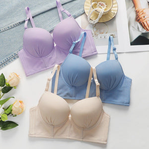 The Violet Whisper | Women's Lace Underwire Push - Up Bra - Negative Apparel