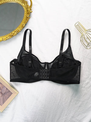 The Wild Allure | Plus Size Leopard Print Underwire Bra - Negative Apparel