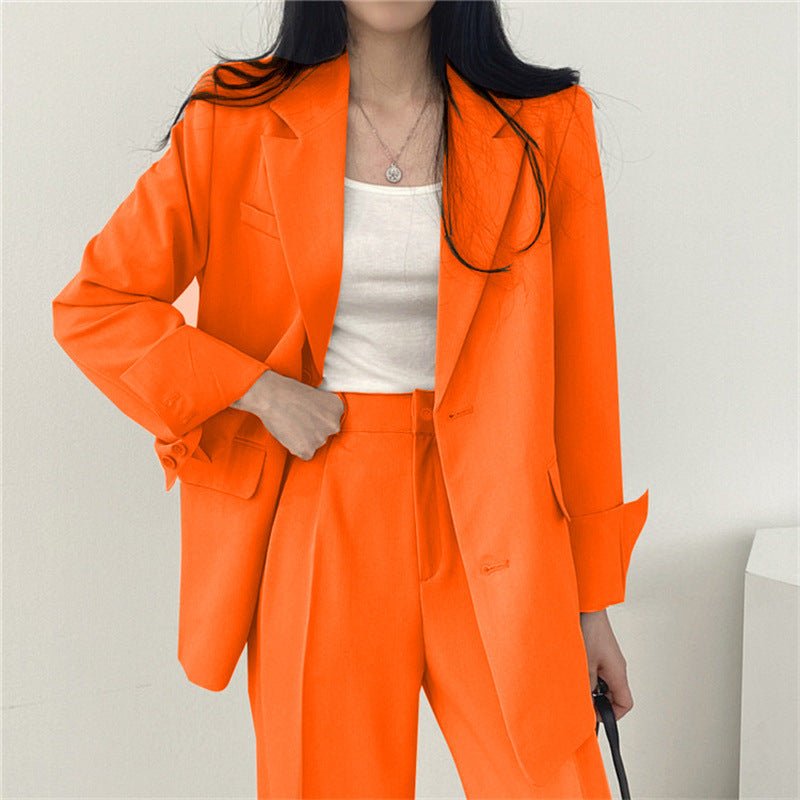 Thin Niche Stylish Two Pieces Suit Set - Negative Apparel
