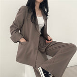 Thin Niche Stylish Two Pieces Suit Set - Negative Apparel