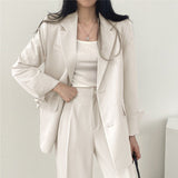 Thin Niche Stylish Two Pieces Suit Set - Negative Apparel