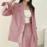 Thin Niche Stylish Two Pieces Suit Set - Negative Apparel