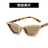 Triangular cat - eye diamond sunglasses – UV400 Full Frame Fashion Shades - Negative Apparel