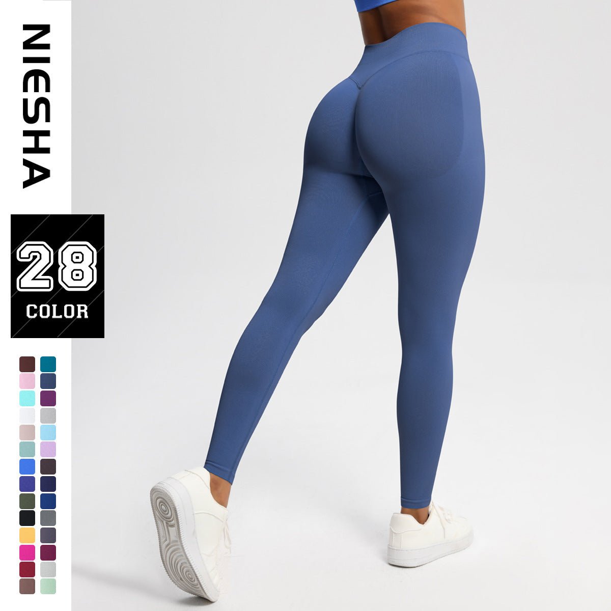 Triple - Band Peach Lift Leggings | Structured. Sculpted. Seamless. - Negative Apparel