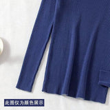 turtleneck sweater women's autumn and winter Korean version of foreign style slim - fitting versatile knitted bottoming shirt with long - sleeved pullover inside and outside - Negative Apparel