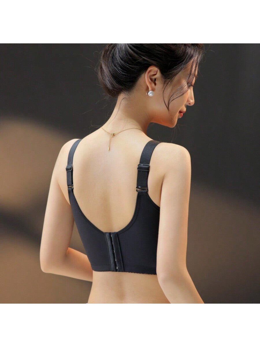 Ultra-thin Underwear For Women With Large Breasts And Small Breasts, No Steel Ring, Push-up, Secondary Breast Correction, Anti-sagging Bra - Negative Apparel