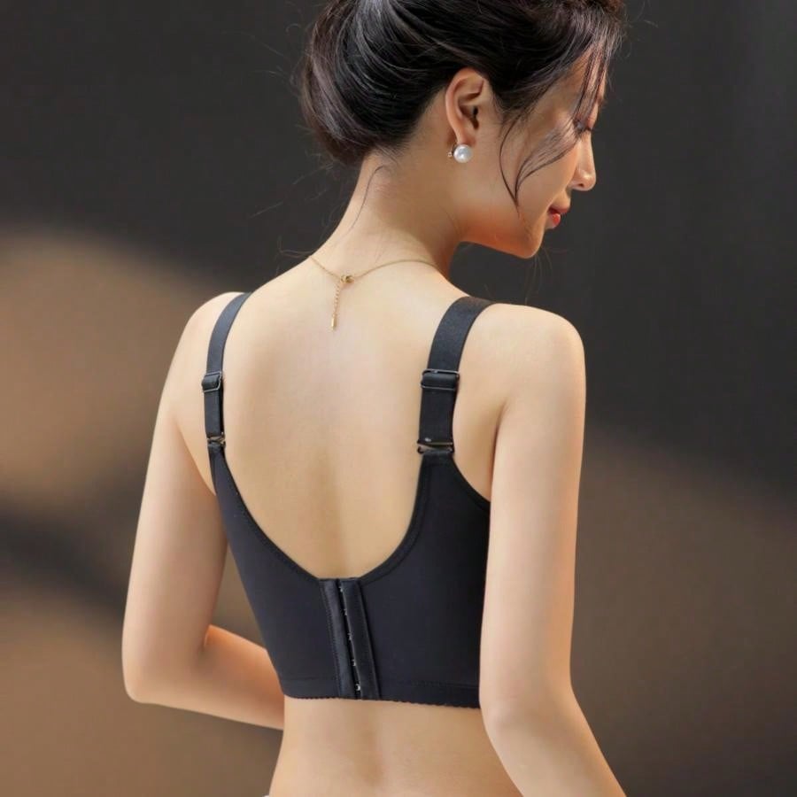 Ultra-thin Underwear For Women With Large Breasts And Small Breasts, No Steel Ring, Push-up, Secondary Breast Correction, Anti-sagging Bra - Negative Apparel