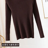 V Neck ribbed winter top for women - Negative Apparel