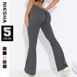 V - Waist Peach Flare | Sculpted. Retro. Radiant. - Negative Apparel