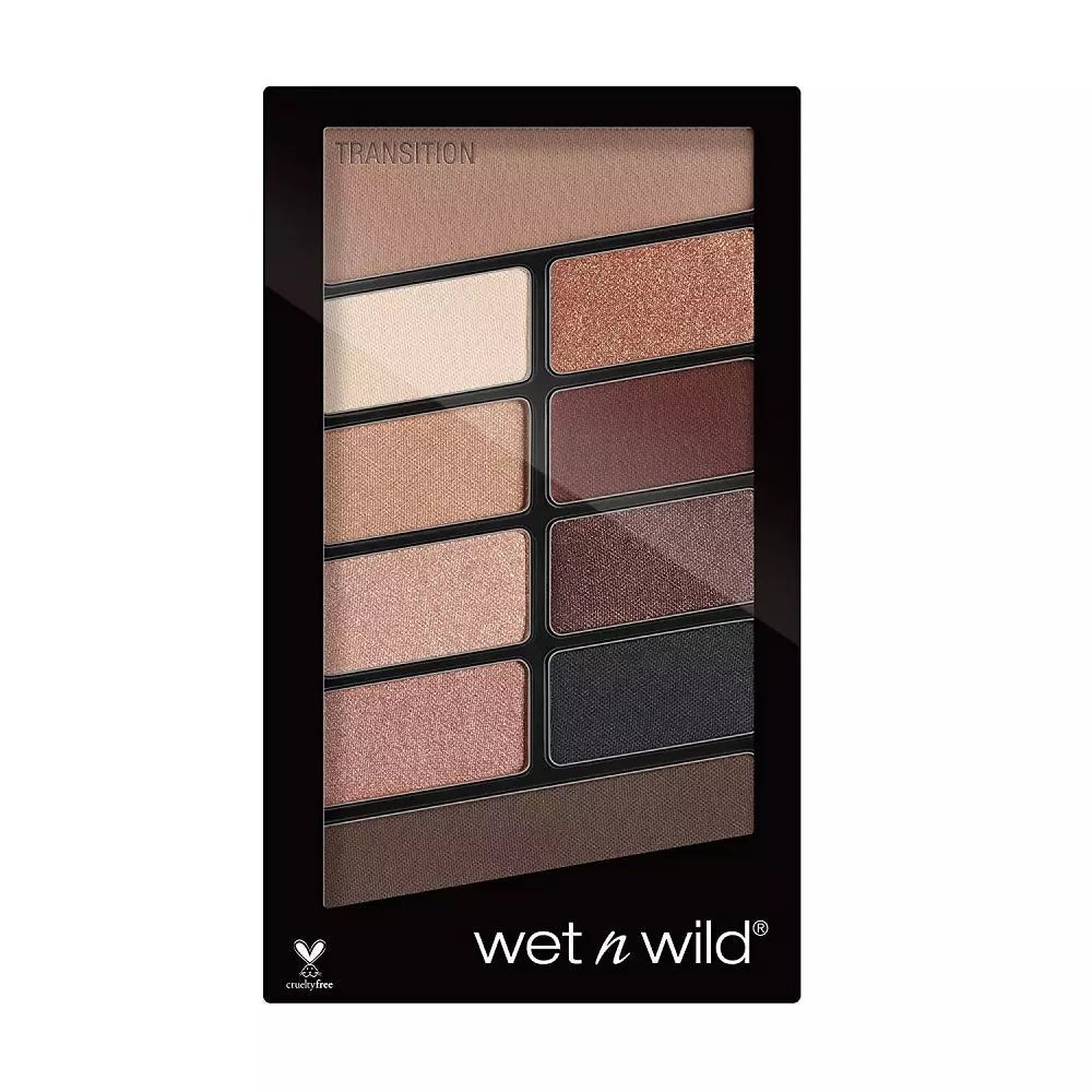 Wet n Wild 10 Color Eyeshadow Palette - Nude Awakening - Negative Apparel