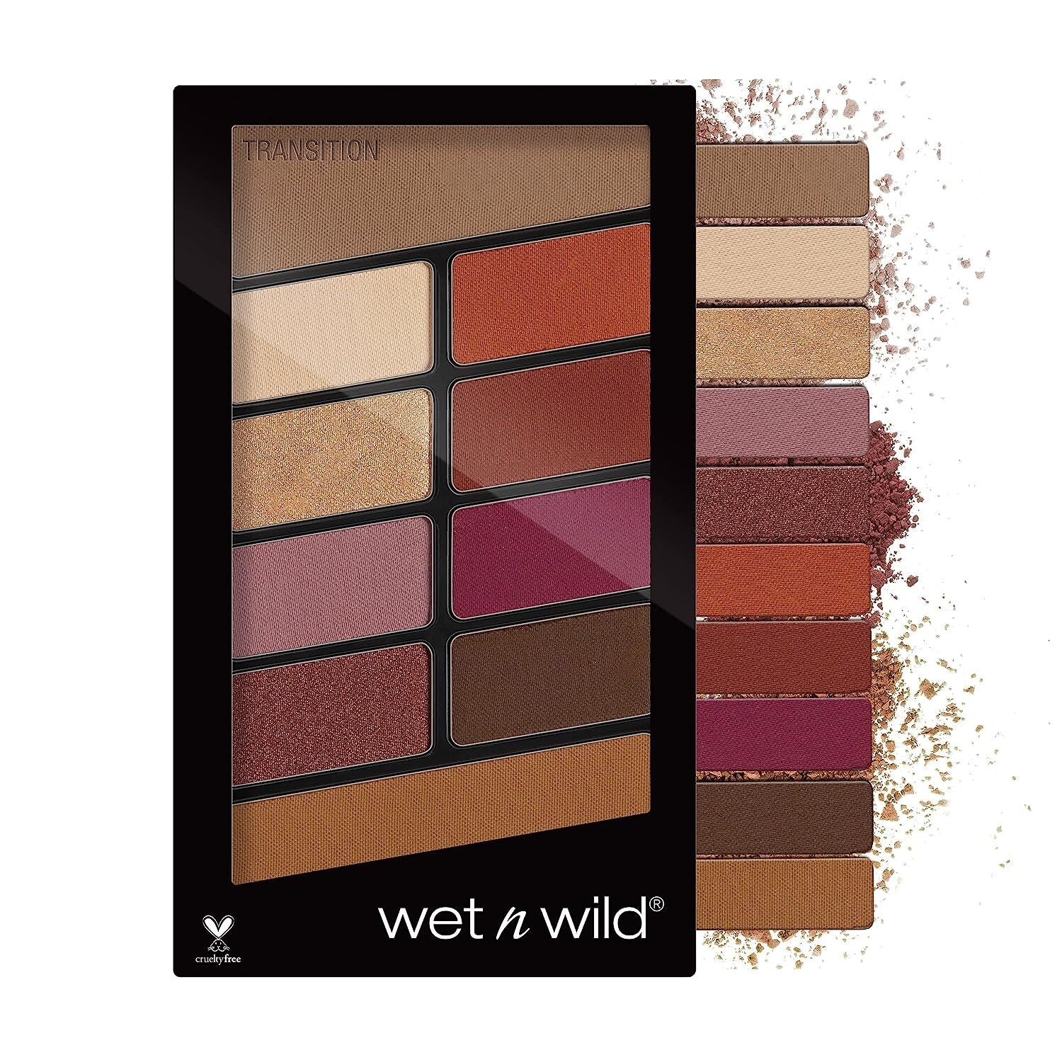 Wet n Wild Color Icon 10 Pan Eyeshadow Palette - Rose in The Air - Negative Apparel