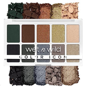 Wet n Wild Color Icon 10 Pan Palette Lights Off - Negative Apparel