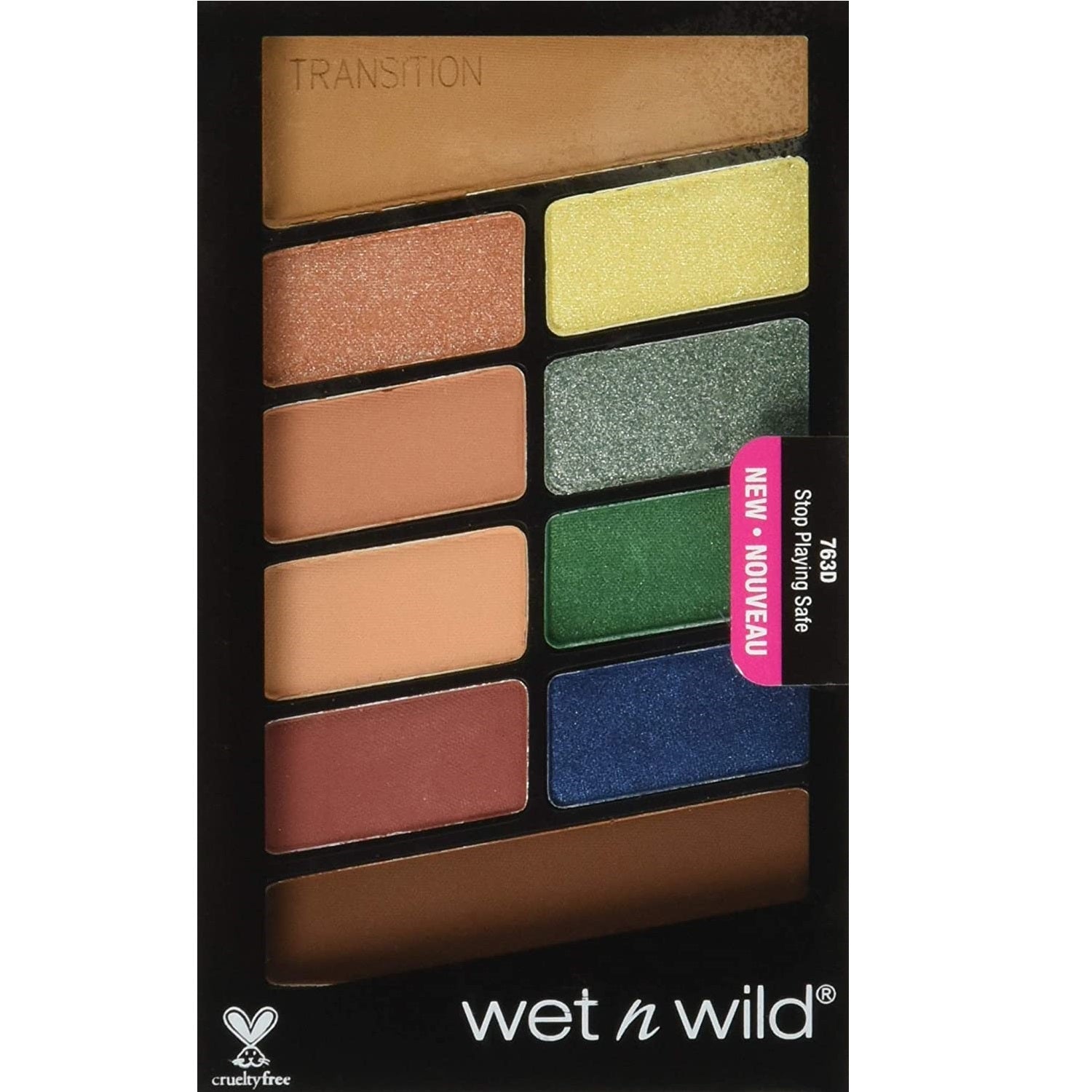 Wet n Wild Color Icon Eyeshadow 10 Pan Palette Stop Playing Safe - Negative Apparel