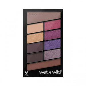 Wet n Wild Color Icon Eyeshadow 10 Pan Palette V.I.P Purple - Negative Apparel