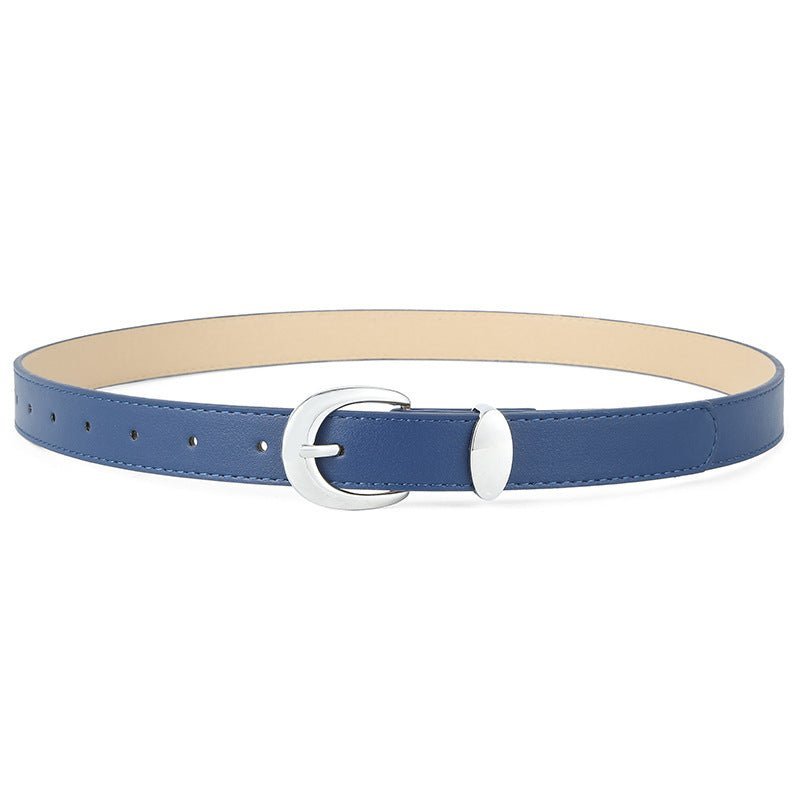 Women's Belt Cowhide with Jeans Casual Pants Decoration Women's Belt - Negative Apparel