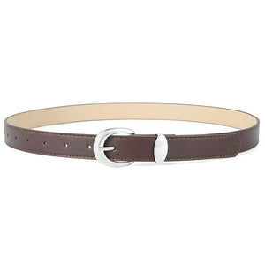 Women's Belt Cowhide with Jeans Casual Pants Decoration Women's Belt - Negative Apparel
