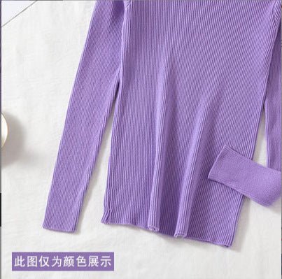 Women’s Bingshuang Silk Y - Shaped Slim - Fit Top – Lightweight Korean Casual Style - Negative Apparel