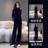 Women’s Casual Suit – Japanese & Korean Style, Autumn 2025, Long Sleeve Top Set - Negative Apparel