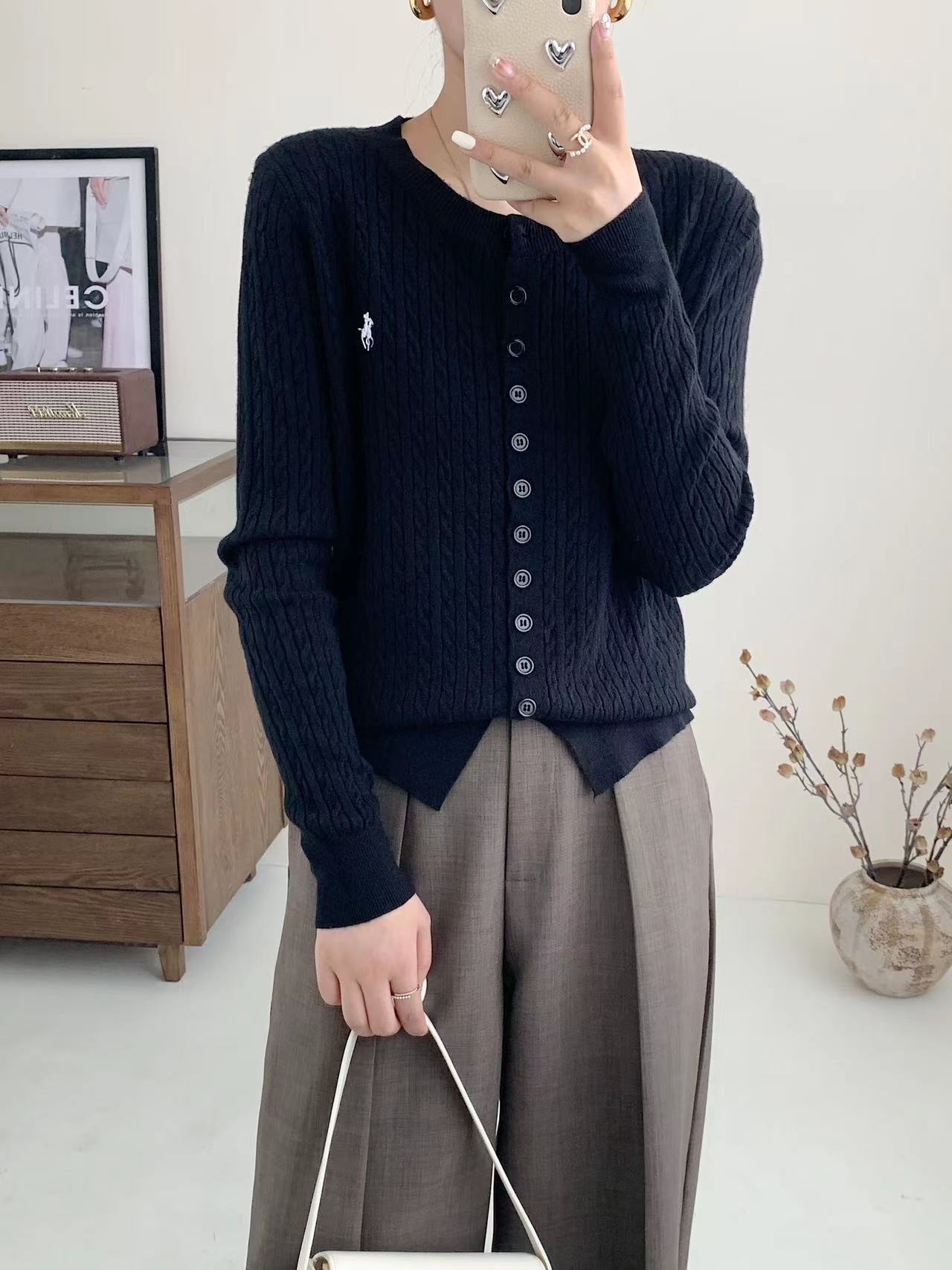 Women’s Embroidered Andy Velvet Cardigan – Soft Gentle Wind Style - Negative Apparel