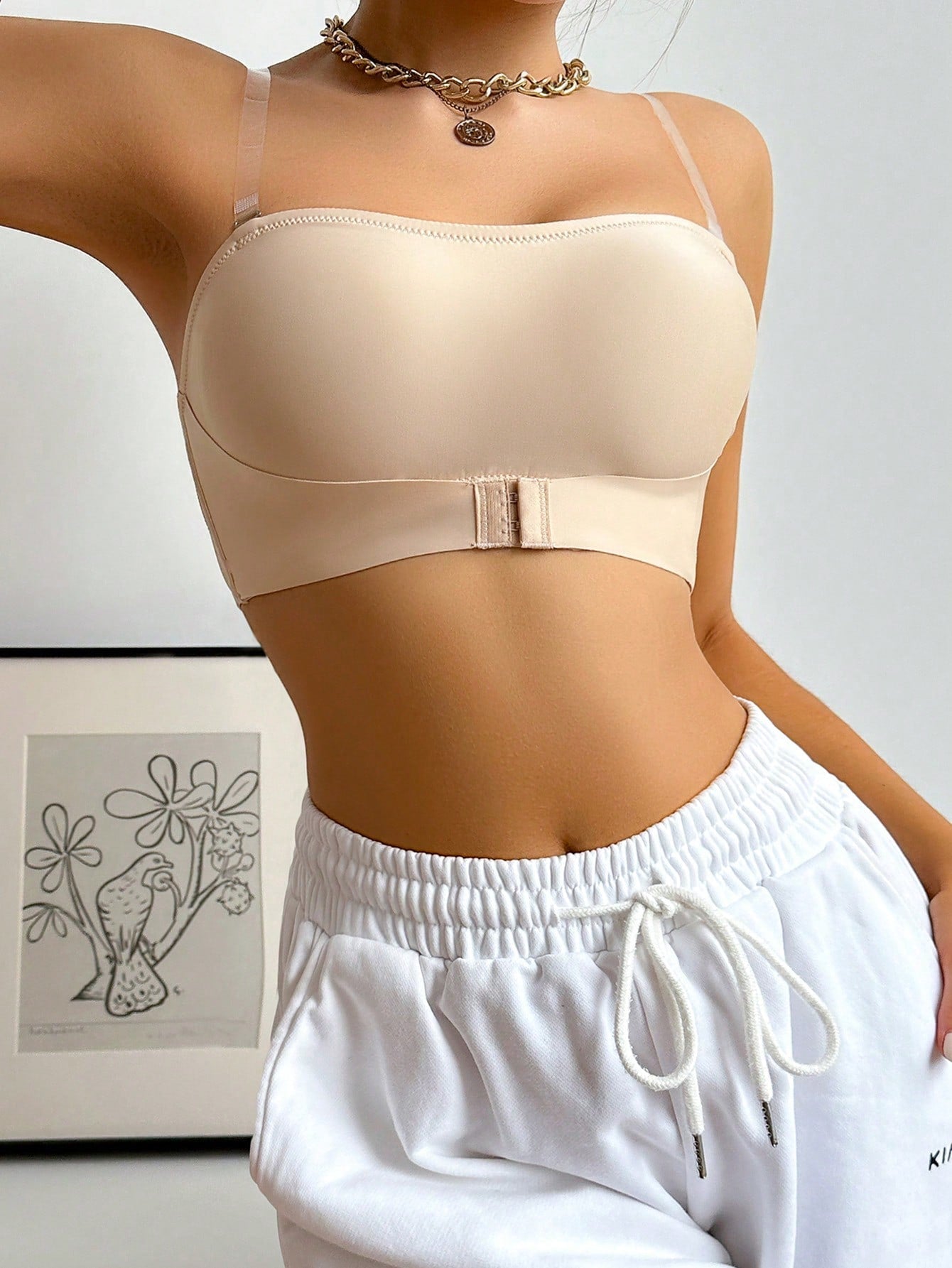 Women's Front Closure Wirefree Bra - Negative Apparel