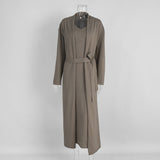 Women’s Knit Two - Piece Skirt Set | Solid Color Casual Suit | Autumn 2025 Collection - Negative Apparel