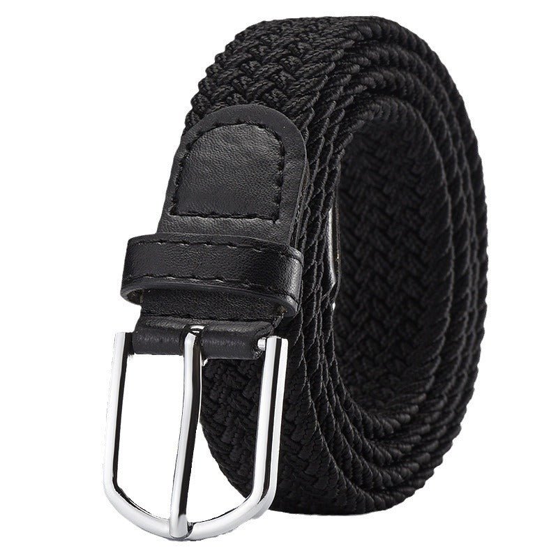 Women's Korean style fashion elastic elastic braided belt unisex student versatile decorative belt - Negative Apparel