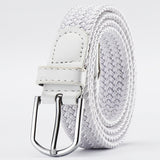 Women's Korean style fashion elastic elastic braided belt unisex student versatile decorative belt - Negative Apparel