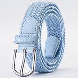 Women's Korean style fashion elastic elastic braided belt unisex student versatile decorative belt - Negative Apparel