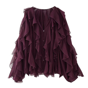 Women's Laminated Decorative Shirt - Negative Apparel