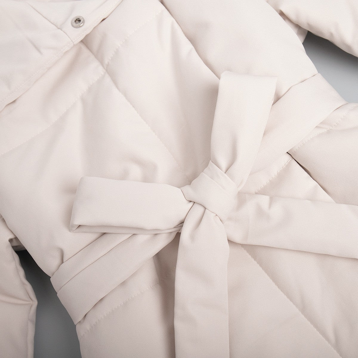 Women’s Long Belted Cotton - Padded Coat | Thick Warm Winter Jacket | Loose Fit Street Style - Negative Apparel