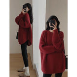 Women’s Loose Pullover Sweater – Japanese & Korean Casual Style, Autumn 2025 - Negative Apparel