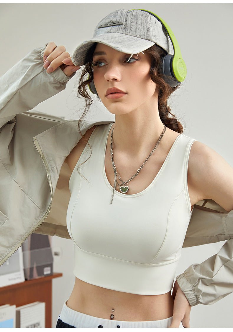 Women’s Nylon Mesh Pullover Top – High Elastic Short - Length Gauze Shirt for Spring 2025, Japanese & Korean Casual Style - Negative Apparel