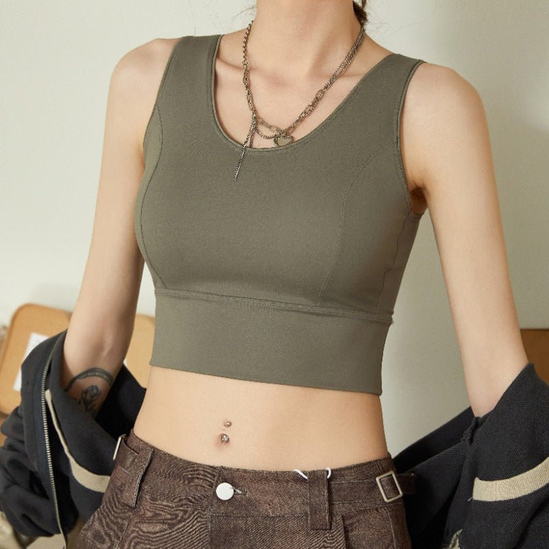 Women’s Nylon Mesh Pullover Top – High Elastic Short - Length Gauze Shirt for Spring 2025, Japanese & Korean Casual Style - Negative Apparel