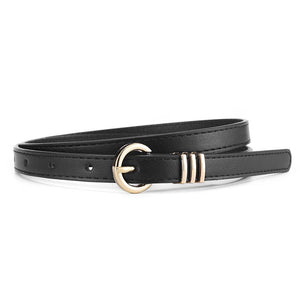 Women's PU leather belt spring and summer Korean version leisure ins style trend fashion personality all - match skirt suit pants belt - Negative Apparel