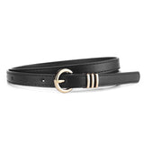 Women's PU leather belt spring and summer Korean version leisure ins style trend fashion personality all - match skirt suit pants belt - Negative Apparel