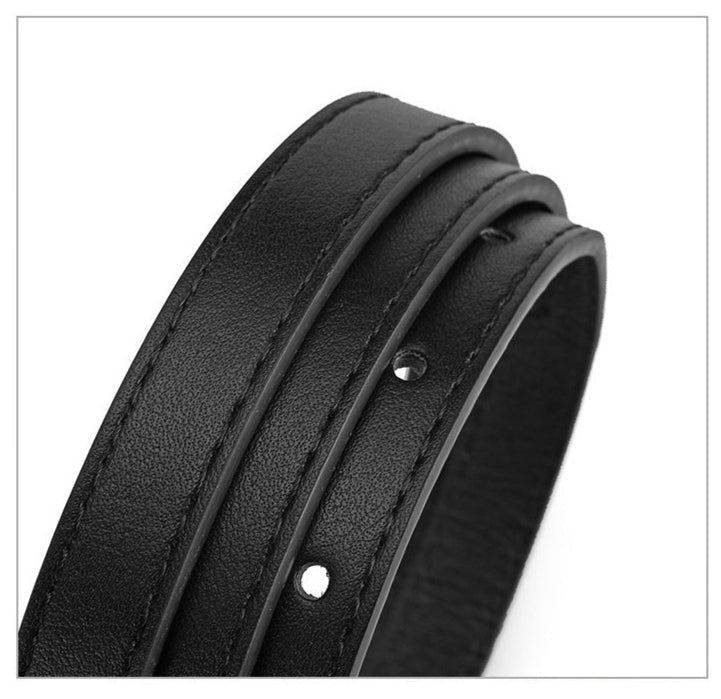 Women's PU leather belt spring and summer Korean version leisure ins style trend fashion personality all - match skirt suit pants belt - Negative Apparel